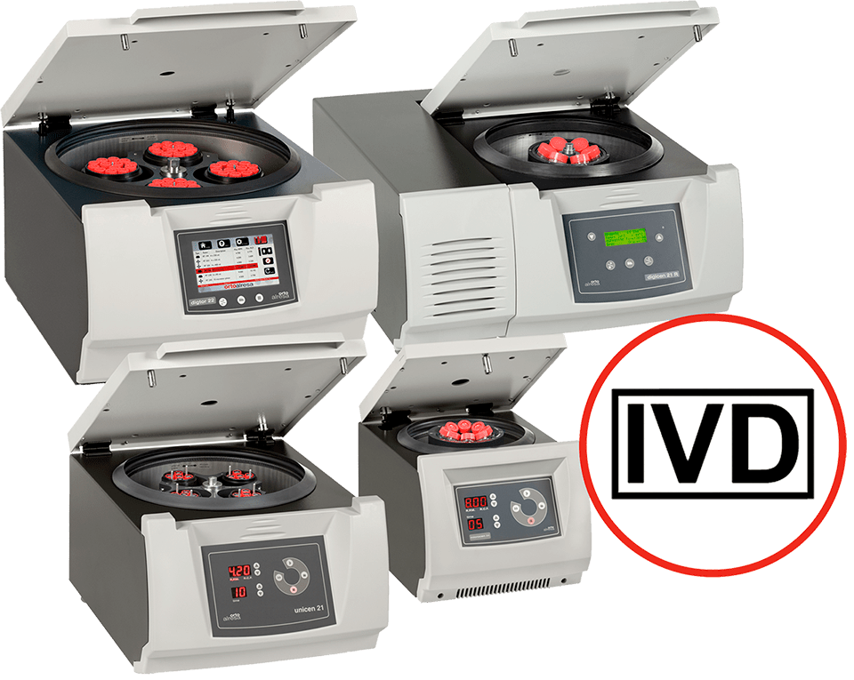 marcado ivd centrifuga